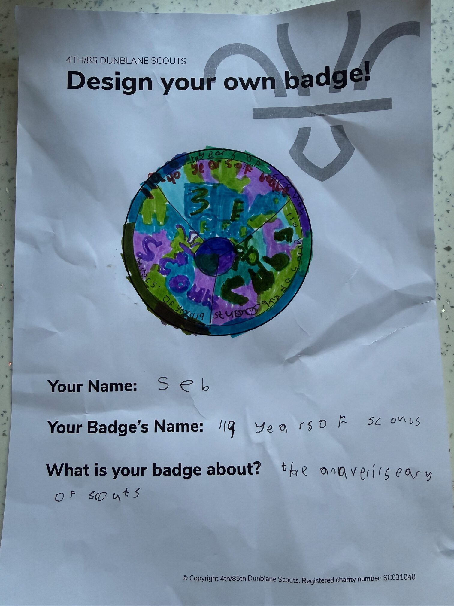 2026 Group Camp Badge Designs